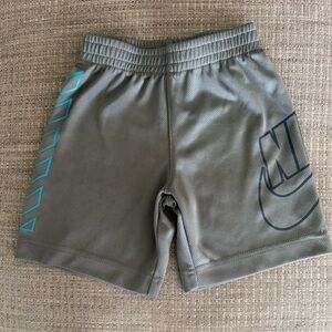 Nike Kids Charcoal and Teal Shorts